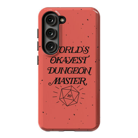 World's Okayest Dungeon Master Phone Case